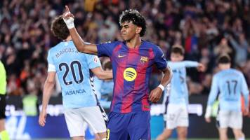 Barcelona vence a Celta de Vigo para mantener su ventaja sobre Real Madrid