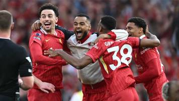 Liverpool se proclama campeón de la Premier con fiesta y goleada en Anfield