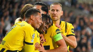 El Dortmund arranca la Champions con un triunfo por goleada ante Brujas