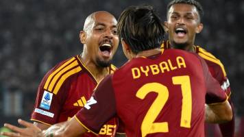 Dybala y Malen fueron protagonistas de la Roma en la goleada a Fiorentina