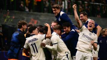Brujas sorprende al Inter de Milán con un hat-trick del delantero Niccolo Tresoldi