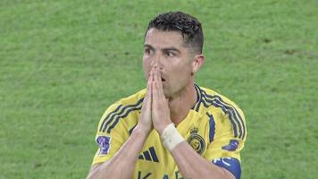 Video: El insólito gol que falló Cristiano Ronaldo en la eliminación de su equipo
