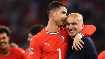 Roberto Martínez: “Cristiano es un ejemplo y parece que fuera su primer Mundial”
