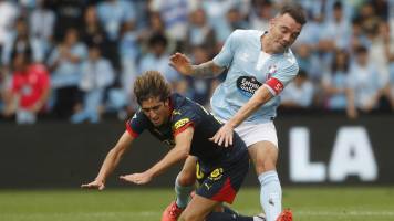 Girona sigue sin despegar en la Liga tras igualar ante Celta de Vigo