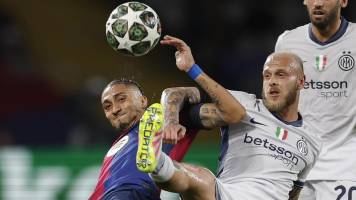 Barcelona e Inter de Milán empatan en un partidazo y dejan todo para la revancha en San Siro