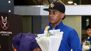 Lamine no participó de la última práctica del Barcelona para el duelo con Athletic