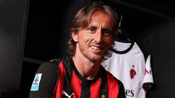 Luka Modric es presentado como nuevo jugador del AC Milán de Italia