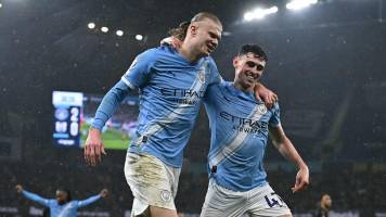 El City golea al Fulham y mete presión al líder Arsenal en la Premier League