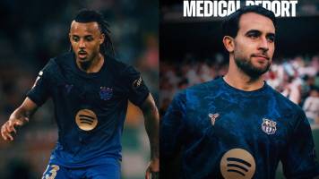 Koundé y García, bajas del Barcelona para el duelo cumbre ante el PSG