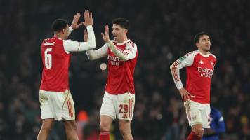 Arsenal elimina al Chelsea y clasifica a la final de la Copa de la Liga inglesa