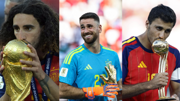 Unai Simón, Cucurella, Rodri y Merino fueron los pilares de la Roja campeona