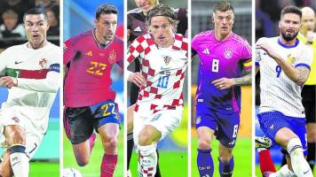 Cristiano, Modric, Giroud y Navas se alistan para jugar su última Eurocopa