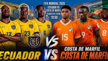 Estos son los partidos que se disputarán este domingo con Ecuador como protagonista