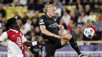 Mónaco evita el triunfo del Manchester City a pesar del imparable Haaland