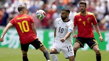 Bélgica rescata un empate y evita el batacazo de Egipto en el Mundial