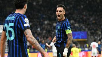 Lautaro Martínez lidera la victoria sin problemas del Inter ante Slavia Praga