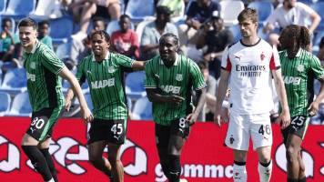 El AC Milan cae ante Sassuolo y deja al Inter a un paso de un nuevo ‘Scudetto’ en Italia