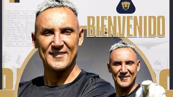 Keylor Navas fue presentado como refuerzo histórico de los Pumas de México