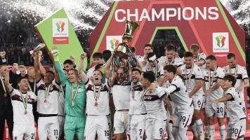 Bolonia dio el batacazo ante el Milán y se consagra campeón de la Copa Italia