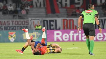 Guillermo sufre fractura de cráneo tras el choque con Moriceau en el duelo Wilstermann - The Strongest