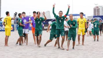 Bolivia vence 3-0 a Argentina en el cierre de su participación en el sub-20 de Fútbol Playa