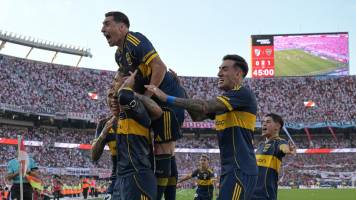 Boca Juniors gana 1-0 a River Plate el Superclásico del fútbol argentino