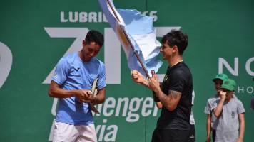 Dellien no pudo en singles y el argentino Carabelli se coronó en el Challenger Bolivia