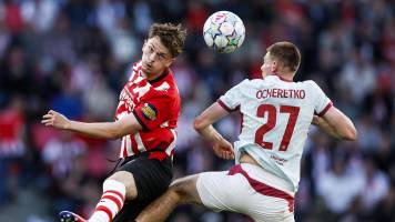 Empate sin chispas entre el PSV y el Shakhtar en la Liga de Campeones