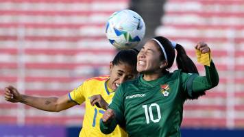 Bolivia detiene a Colombia con un empate 1-1 en la Liga de Naciones Femenina