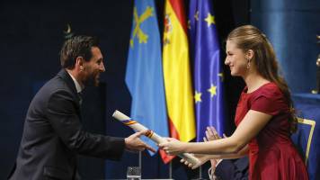 Video: Lionel Messi recibe el Premio Princesa de Asturias de los Deportes 2026