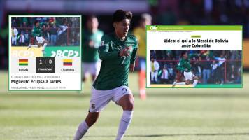 “Gol a lo Messi”, “Miguelito eclipsa a James”: La prensa internacional se rinde ante Terceros