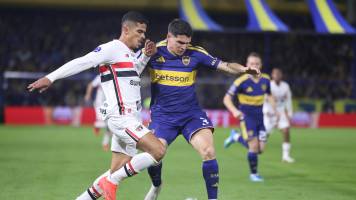 Boca Juniors vence por la mínima diferencia a Sao Paulo (1-0) en la Bombonera