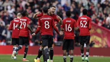 Manchester United rozó un bochorno, pero es finalista de la FA Cup