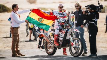 El boliviano Nosiglia destaca entre los sudamericanos en el prólogo del rally Dakar