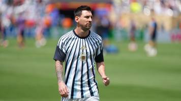 Messi regresa a Argentina en un avión privado y sin contacto con aficionados