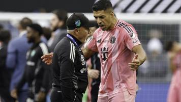 Por escupir a un rival, Luis Suárez es sancionado con seis fechas en la Leagues Cup