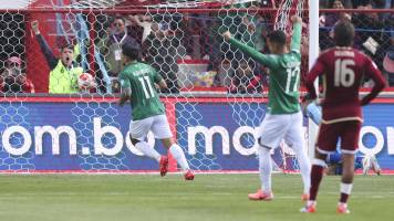 Video: Mira los goles de la aplastante victoria de Bolivia ante Venezuela