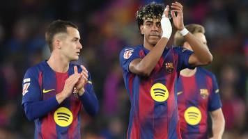 LaLiga: El Barcelona acaricia el título tras victoria con goleada al Espanyol