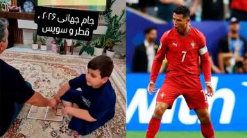 Papá crea ingenioso método para que su hijo no vidente pueda disfrutar del Mundial 