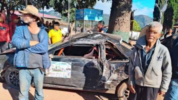 Rally San Isidro: Piloto pierde el control de su auto y arrolla a espectadores; hay dos muertos