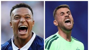 Francia-España: El poder de Mbappé mide la solidez de Unai Simón