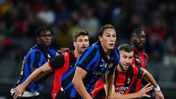 Inter y AC Milan empatan a uno en amistoso en Australia