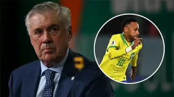 Ancelotti sobre el estado físico de Neymar: “Está para jugar los 90 minutos”