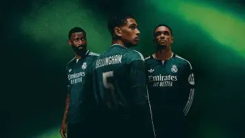 Verde oscuro: Real Madrid presenta de forma oficial su segunda camiseta