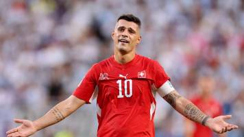 La selección suiza aparta temporalmente a Xhaka por falsificar un certificado covid