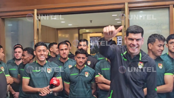 Video: Así fue el banderazo de los hinchas a horas del encuentro entre Bolivia y EEUU en la Copa América 2024