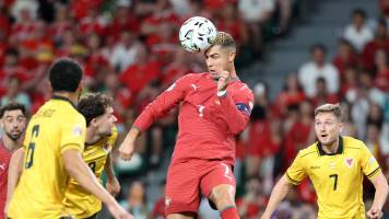 Portugal inicia defensa del título de la Liga de Naciones con triunfo 1-0 ante Gales
