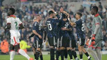 Argentina arrolla a Burkina Faso con una goleada de 7-0