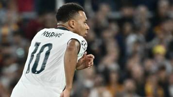 Mbappé, el más joven de la historia en llegar a 100 partidos en la Champions