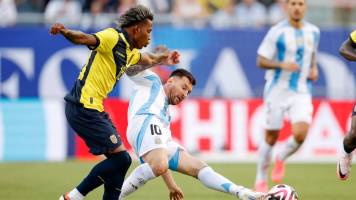 Argentina vence a Ecuador con un solitario gol de Di María